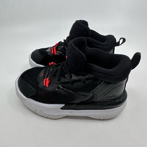 Air Jordan Zion 1TD Bloodline Basketball Shoe Toddler Black/Orange DC2023-006 5C - Picture 5 of 7